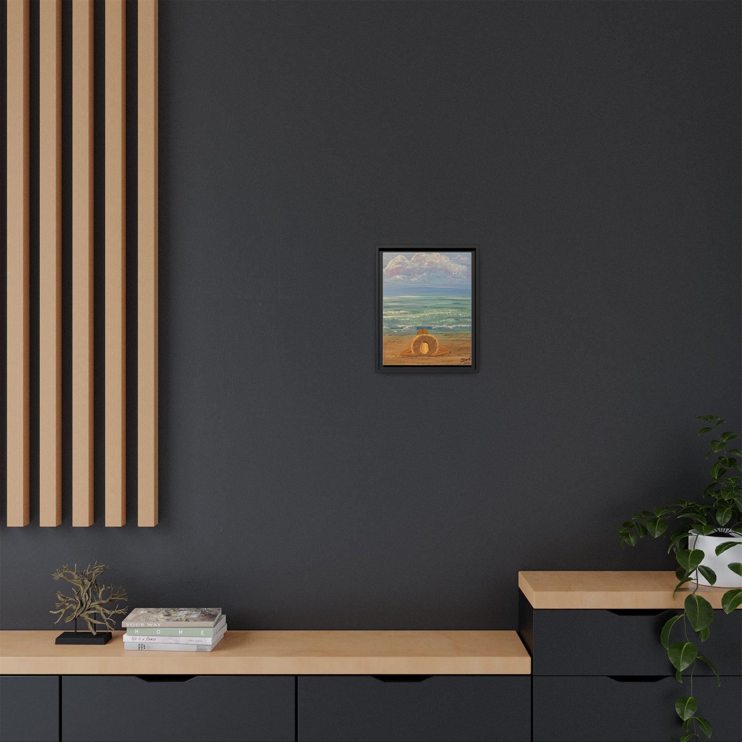 Canvas Print - 'Golden Rays' Beach Print