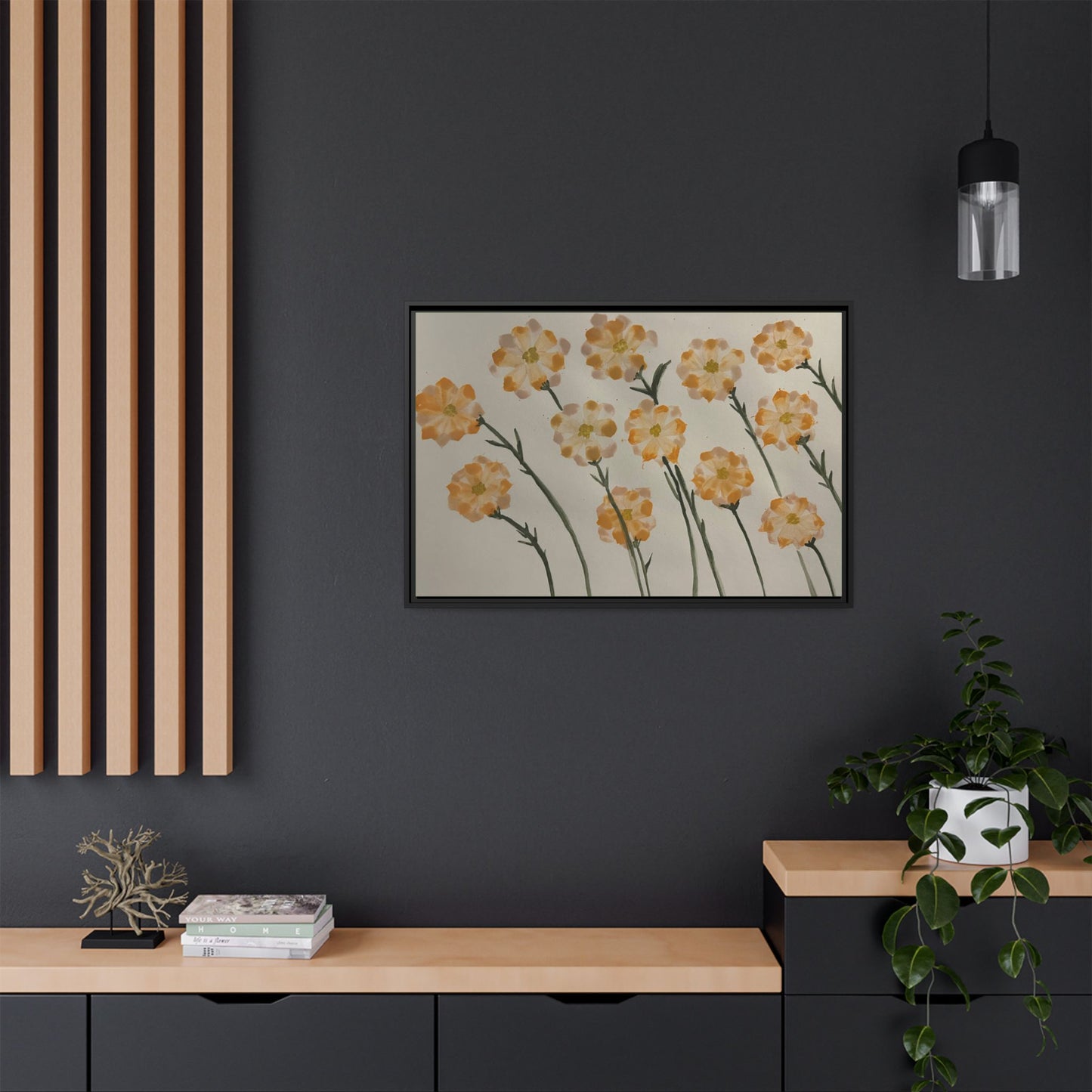 Matte Canvas, Framed (Multi-color)
