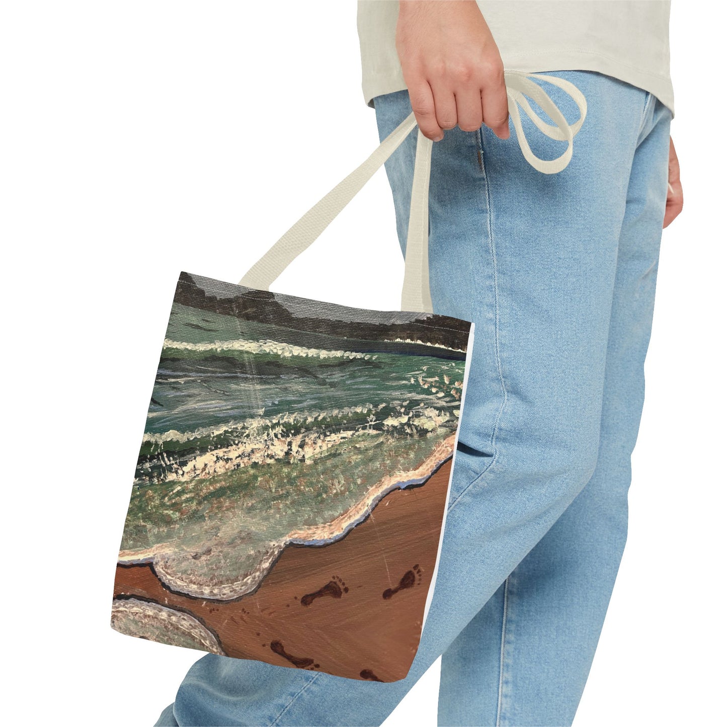 Walk on the Beach Tote Bag (AOP)