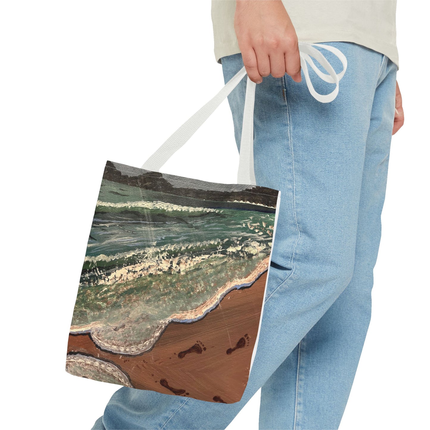 Walk on the Beach Tote Bag (AOP)