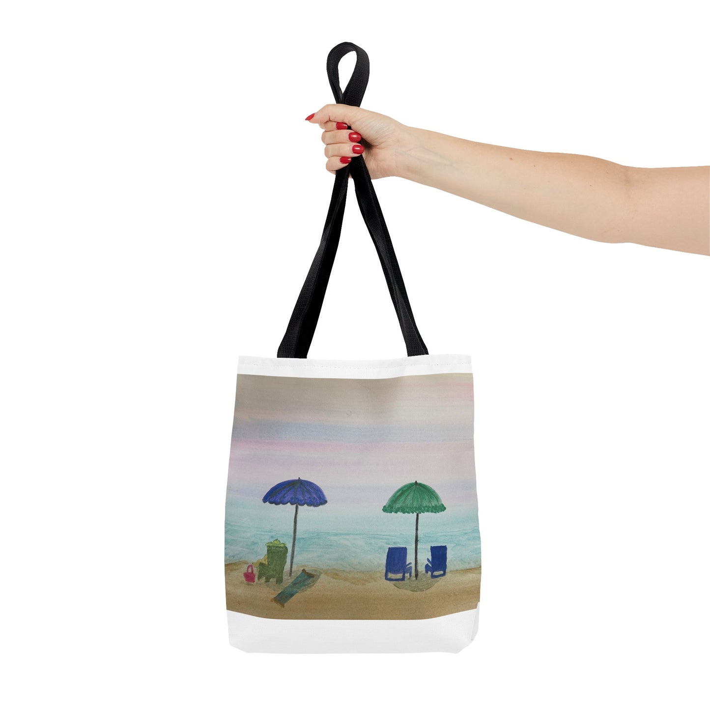 Beach Umbrellas Tote Bag (AOP)