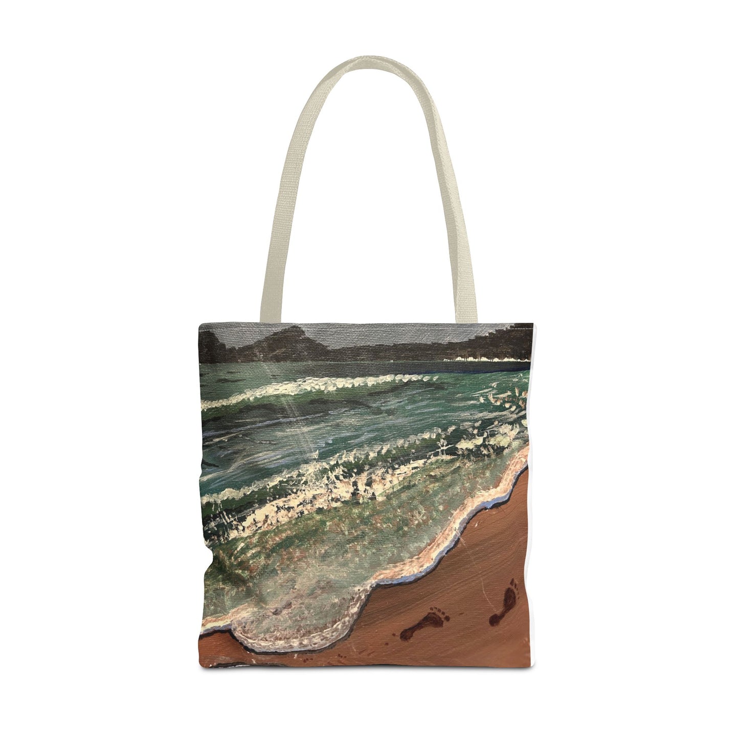 Walk on the Beach Tote Bag (AOP)