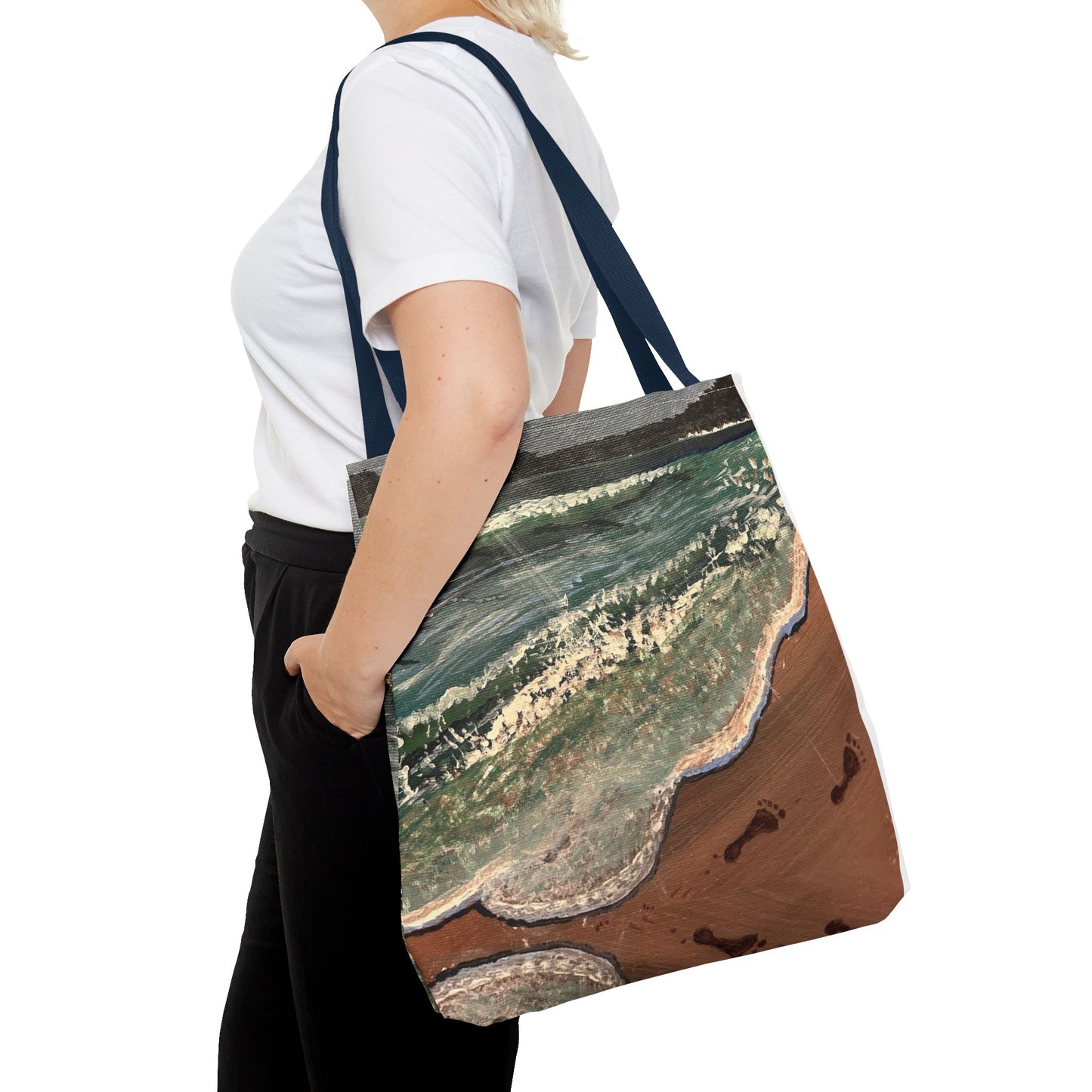Walk on the Beach Tote Bag (AOP)