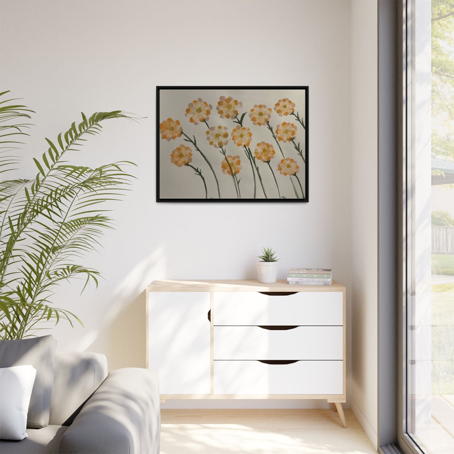Matte Canvas, Framed (Multi-color)