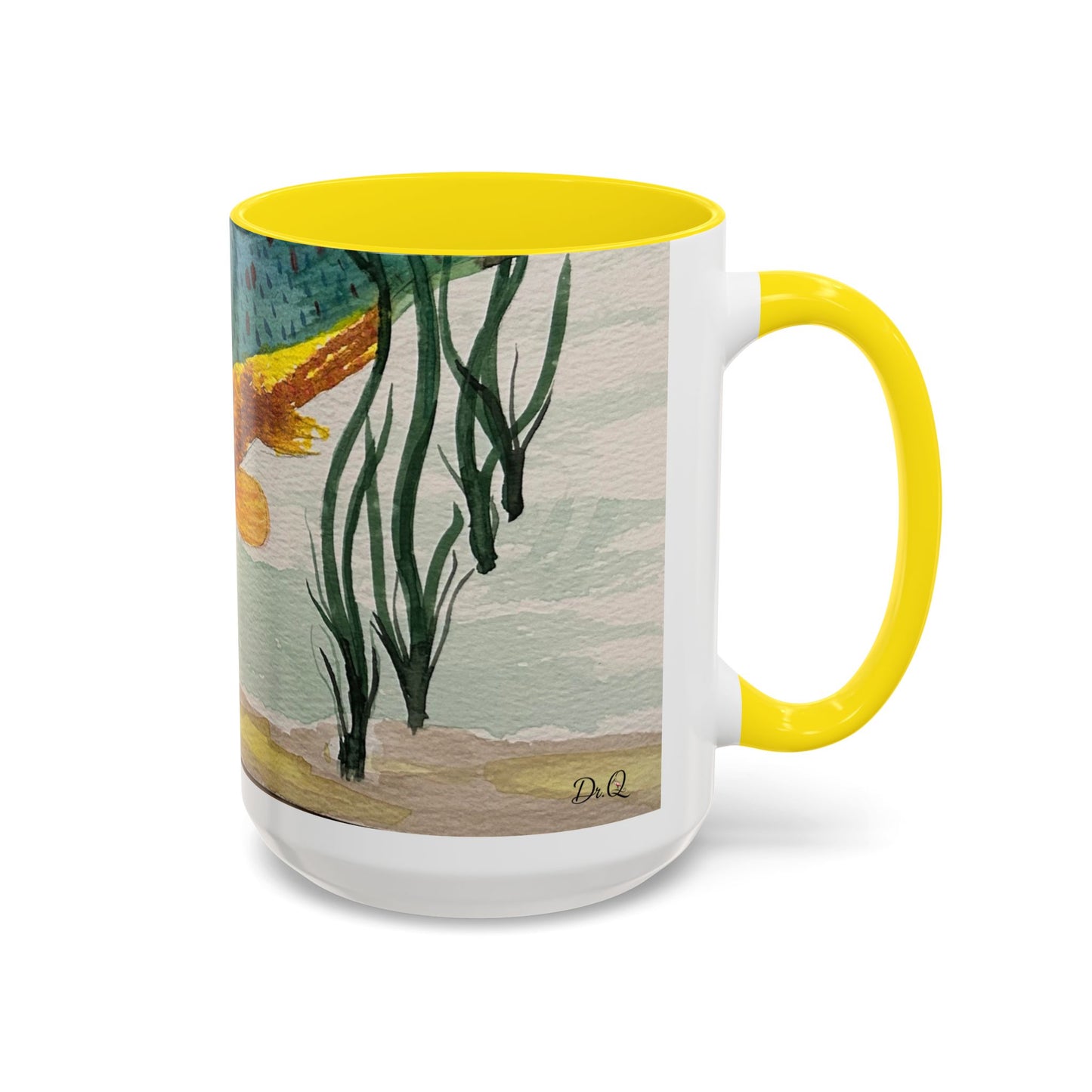 Texas Sunfish Accent Coffee Mug — Fishing Lake Lover Gift