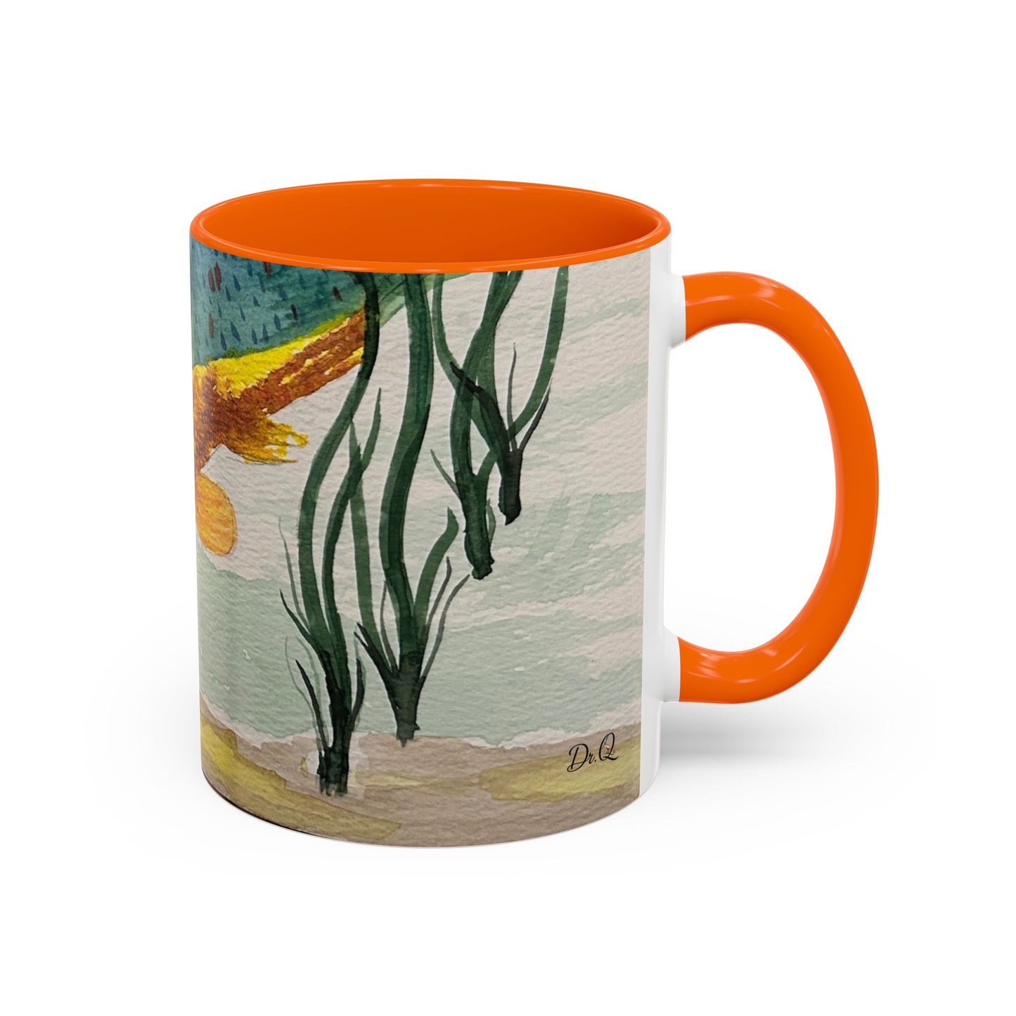 Texas Sunfish Accent Coffee Mug — Fishing Lake Lover Gift