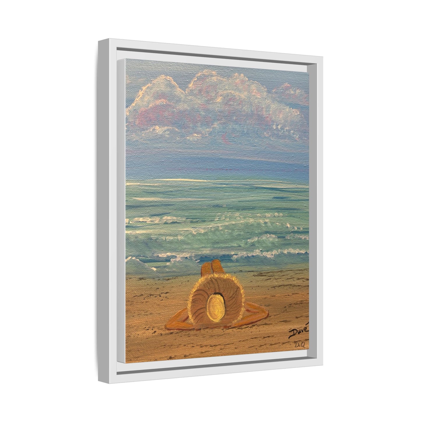 Canvas Print - 'Golden Rays' Beach Print