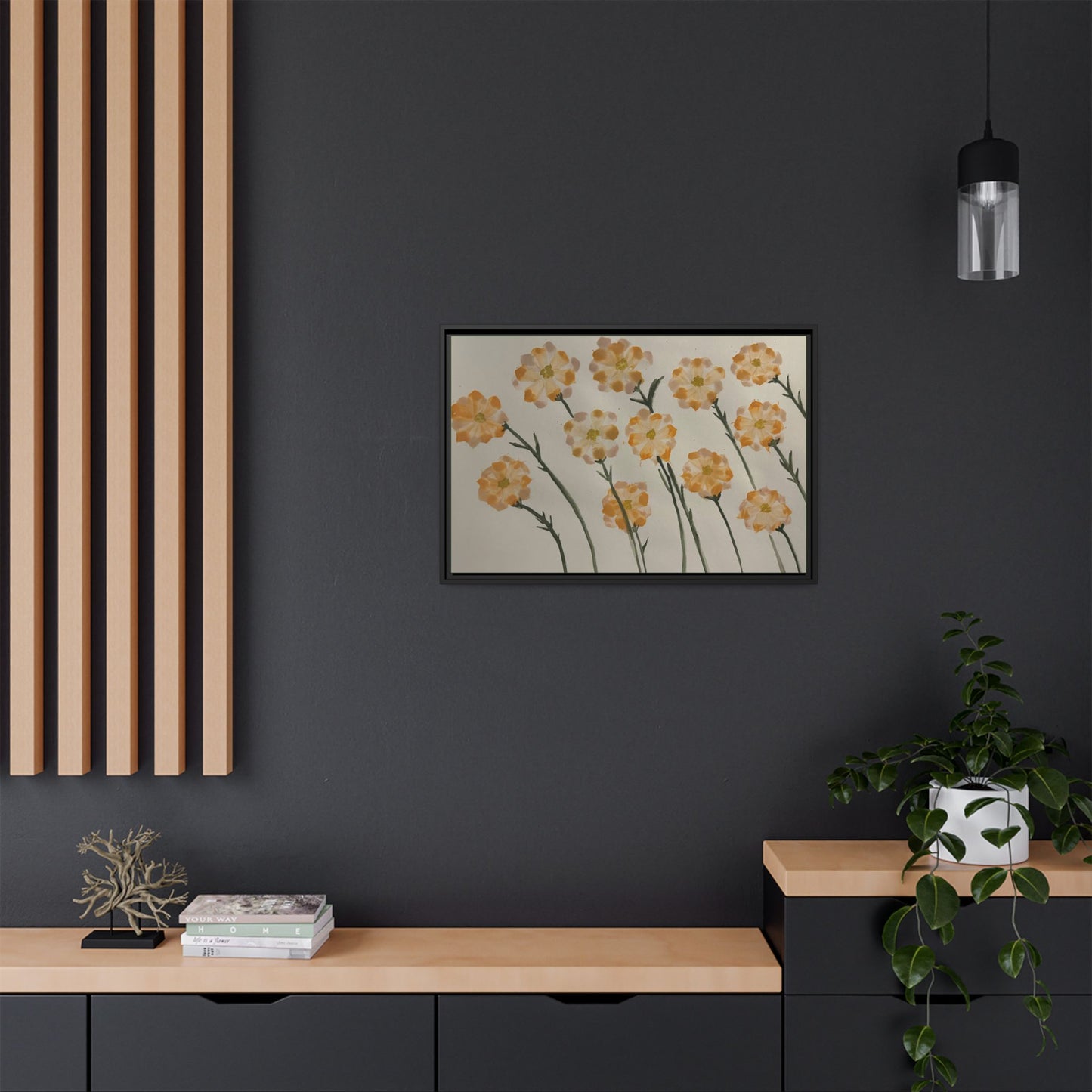 Matte Canvas, Framed (Multi-color)