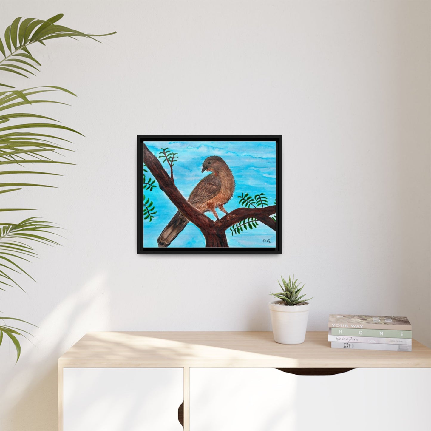 Chachalaca in the Scrubland Thicket - Watercolor Print