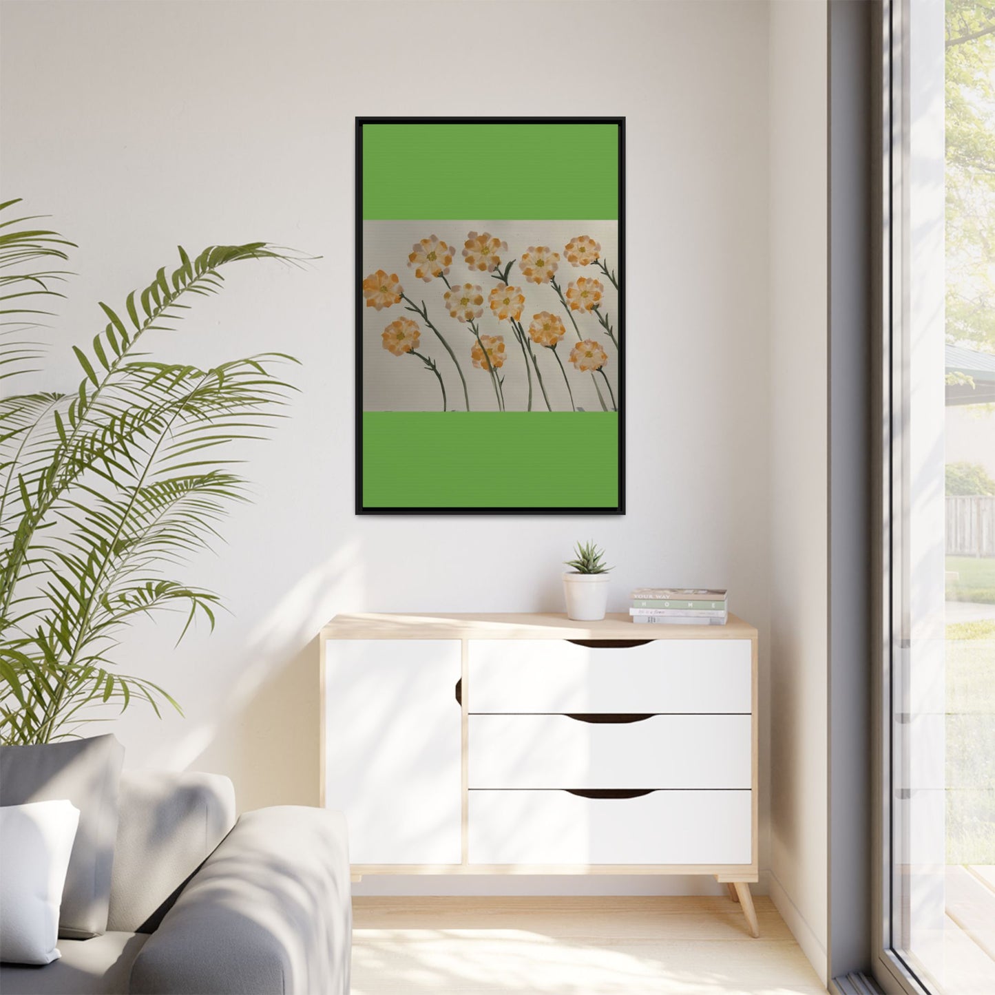 Matte Canvas, Framed (Multi-color)