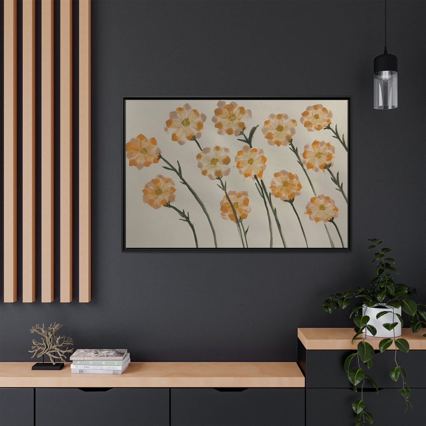 Matte Canvas, Framed (Multi-color)