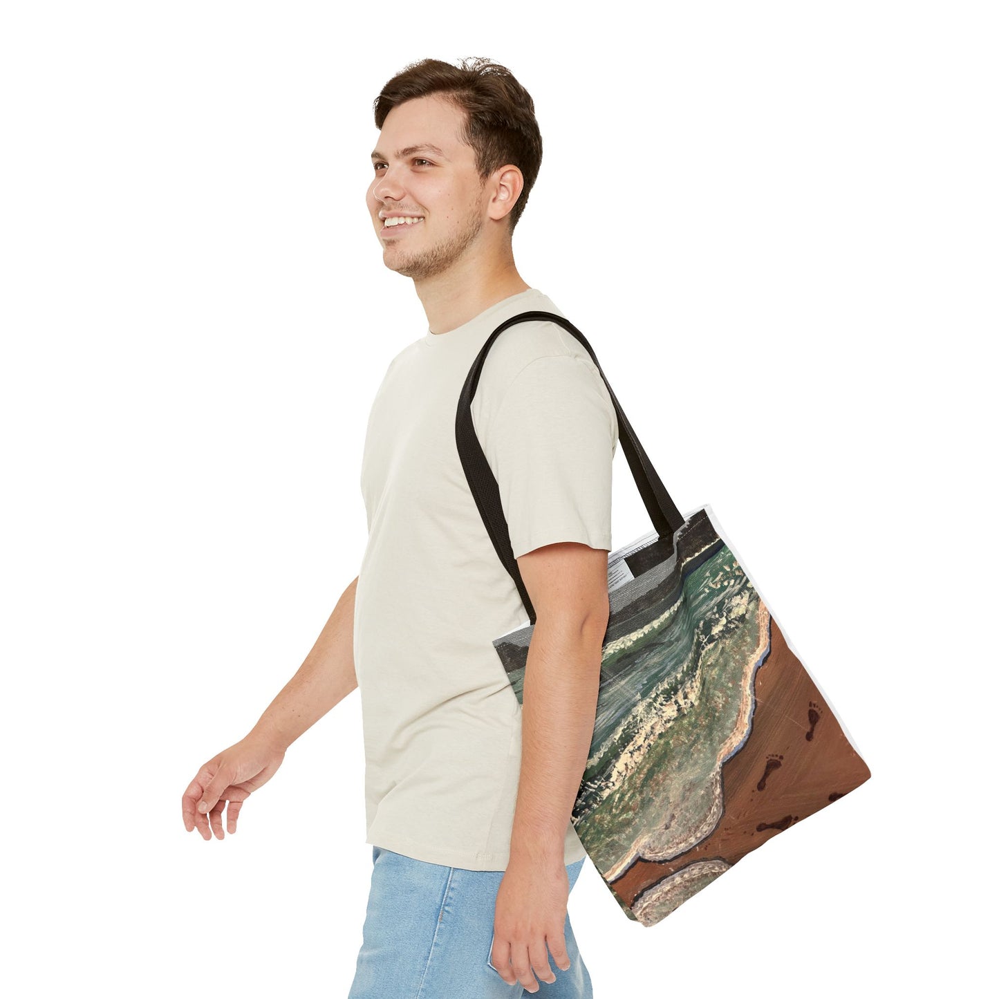 Walk on the Beach Tote Bag (AOP)