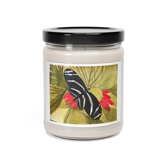 Butterfly Scented Soy Candle, 9oz