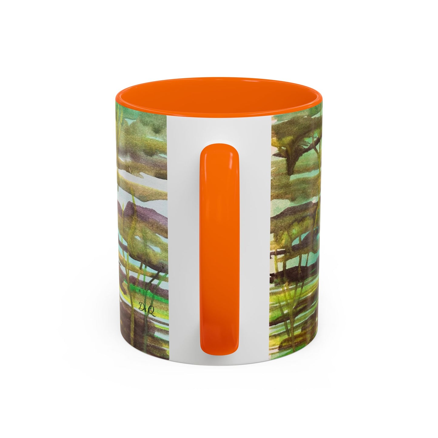 Blue Crab Under the Sea Accent Coffee Mug — Nautical Ocean Ceramic Mug (11/15oz)