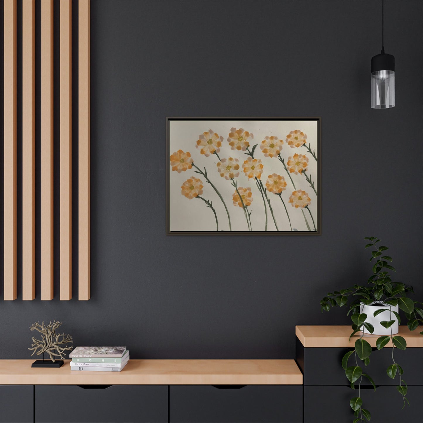 Matte Canvas, Framed (Multi-color)