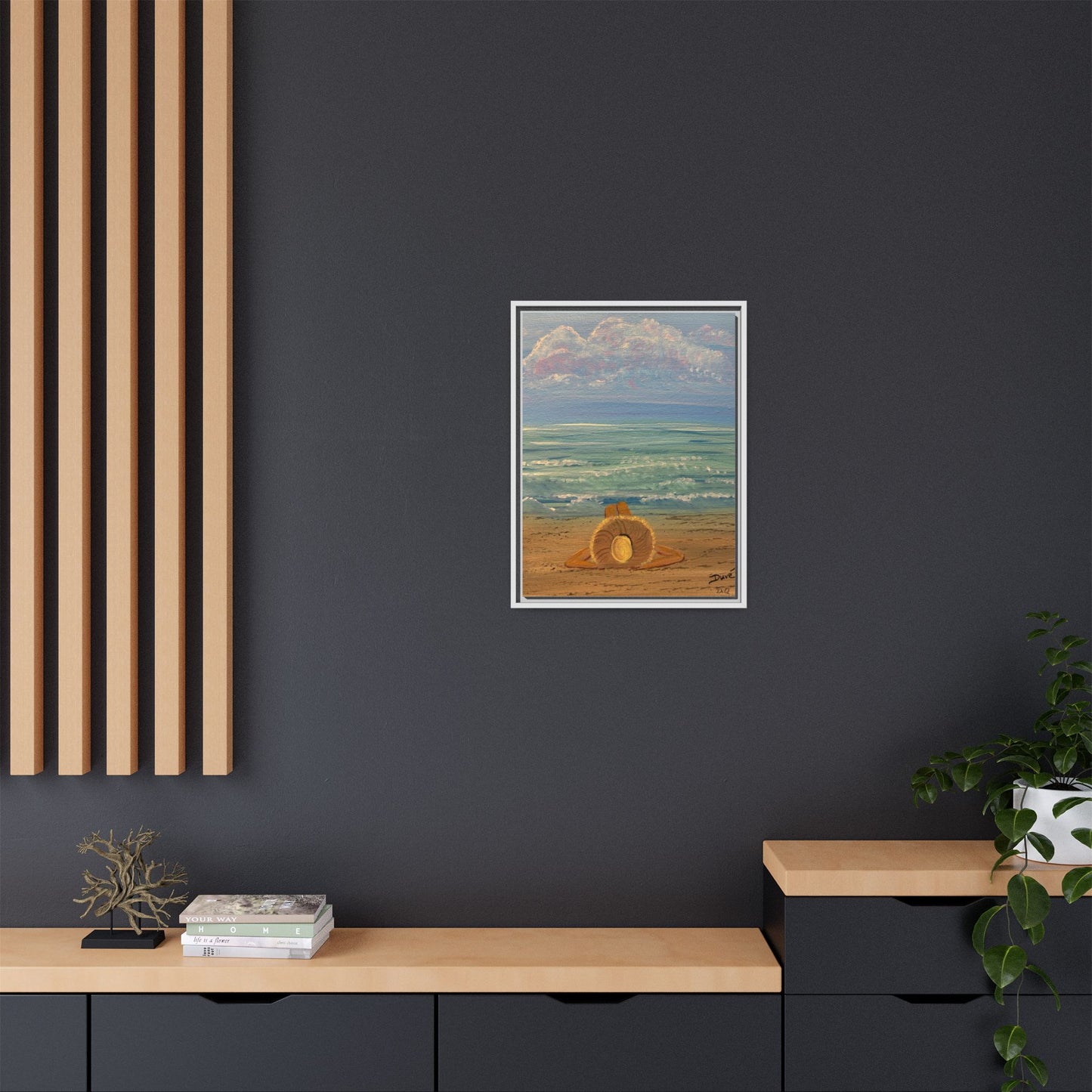 Canvas Print - 'Golden Rays' Beach Print