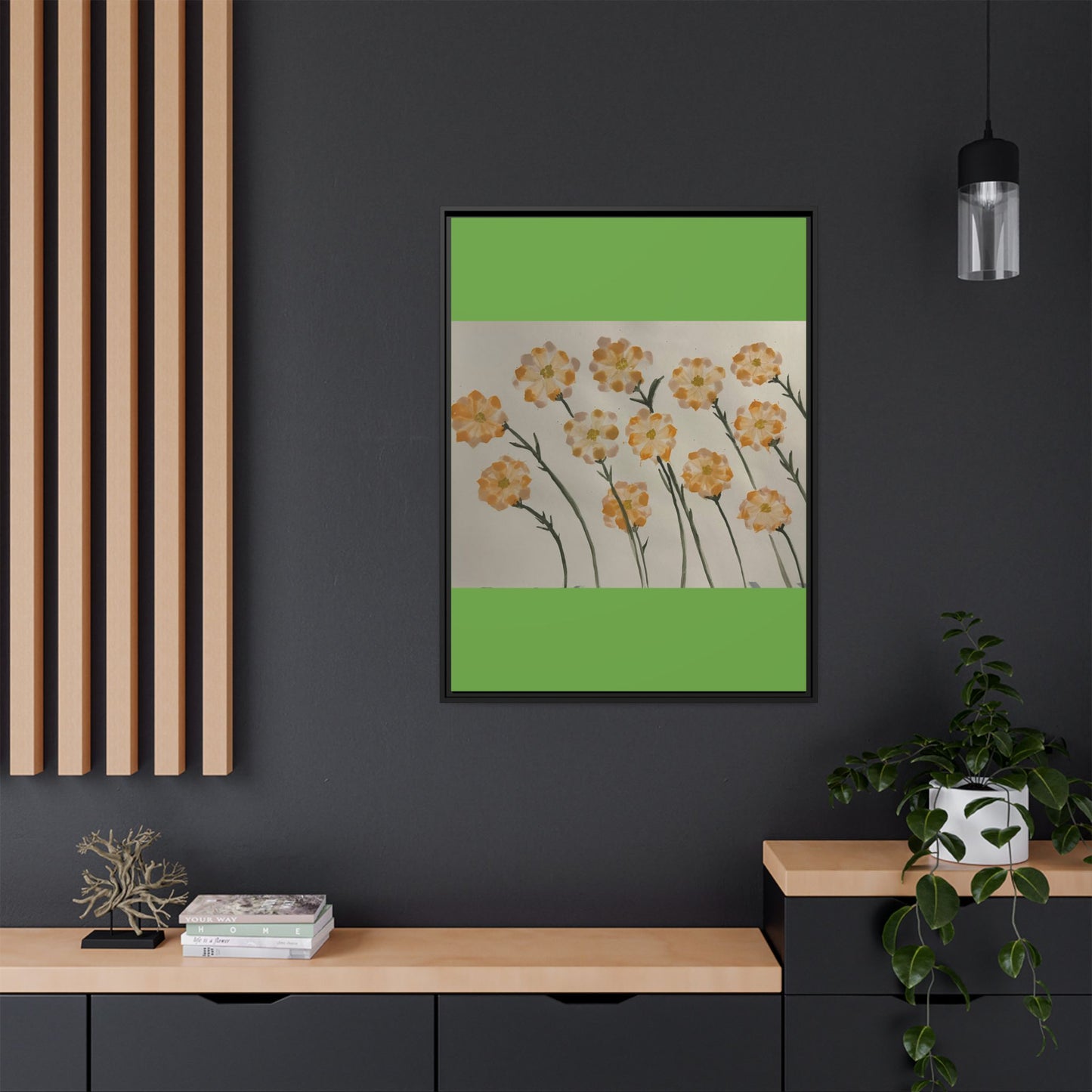 Matte Canvas, Framed (Multi-color)