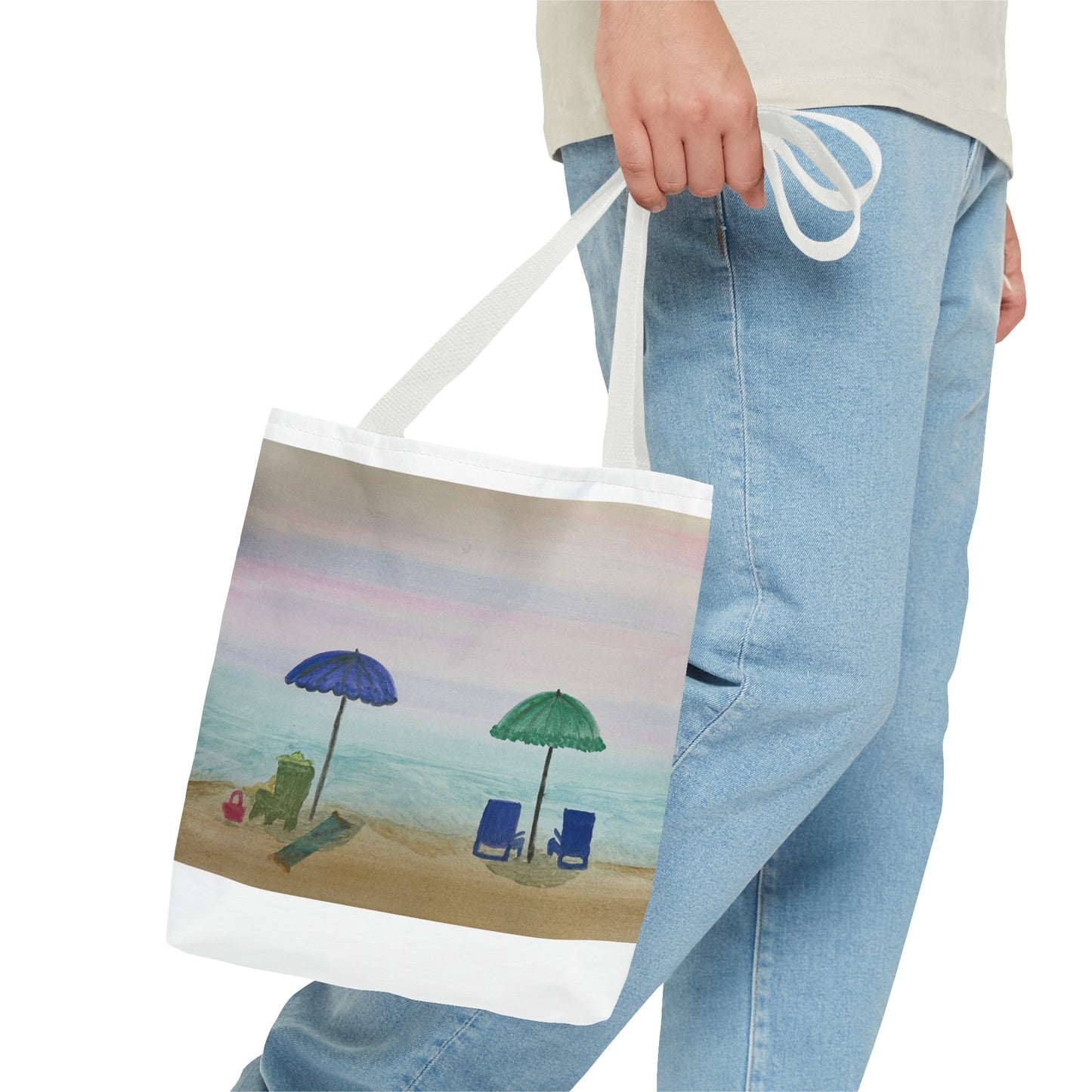 Beach Umbrellas Tote Bag (AOP)