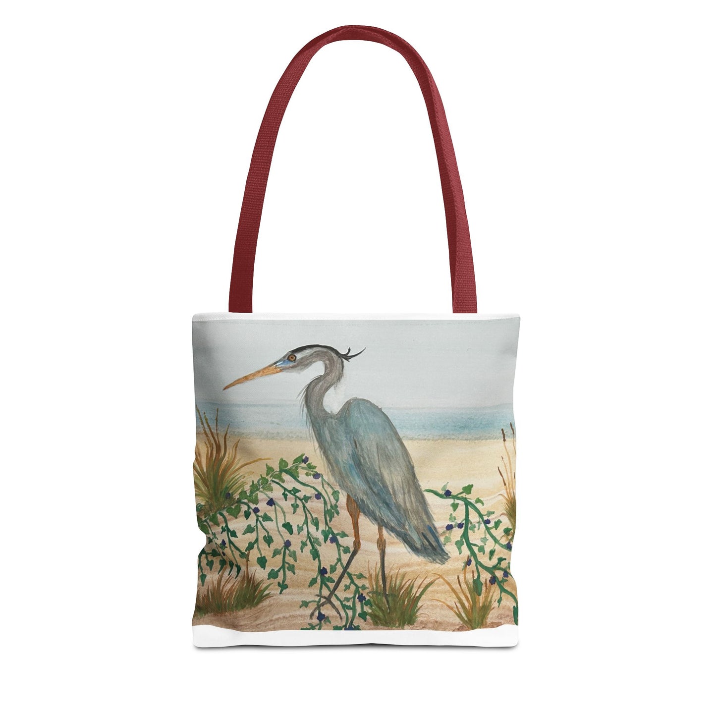 Blue Heron Juvenile Tote Bag (AOP)