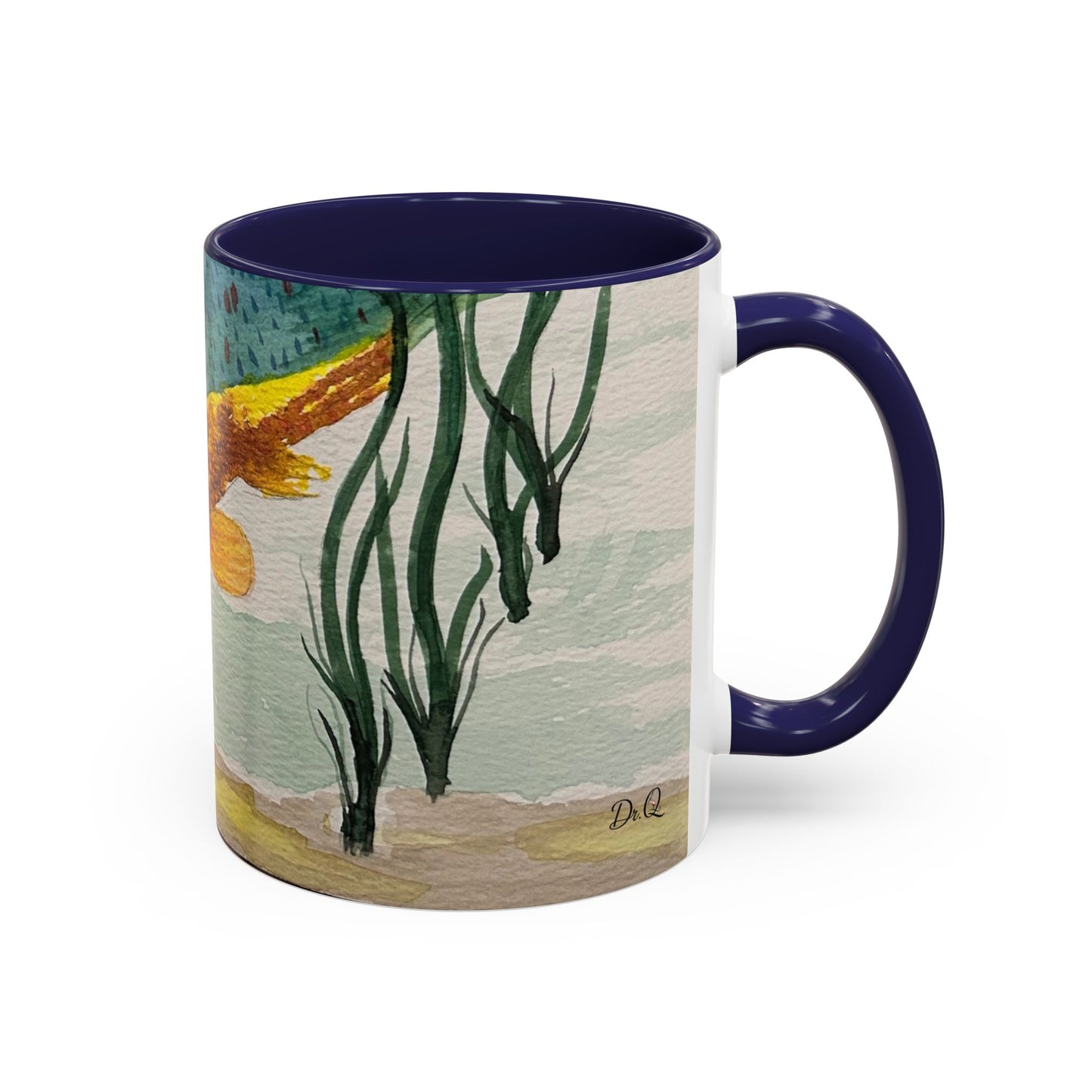 Texas Sunfish Accent Coffee Mug — Fishing Lake Lover Gift