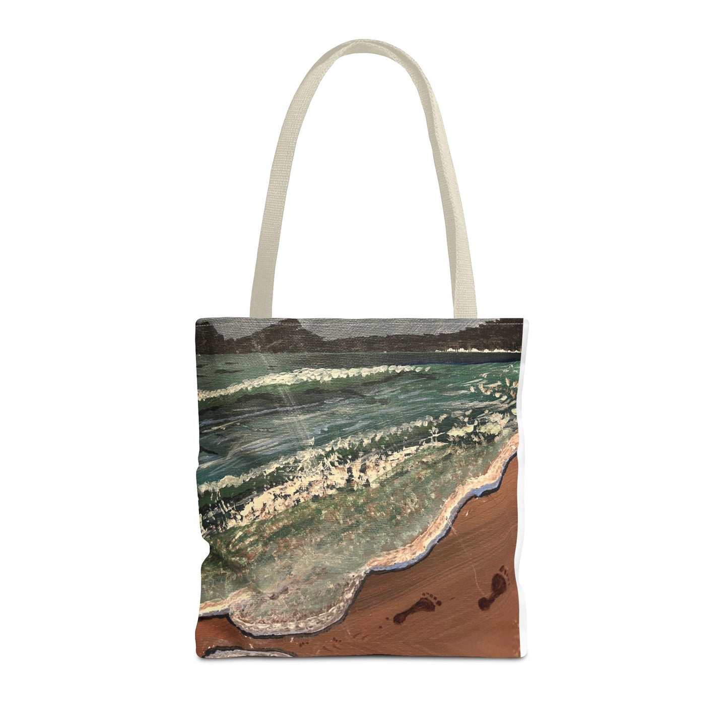 Walk on the Beach Tote Bag (AOP)