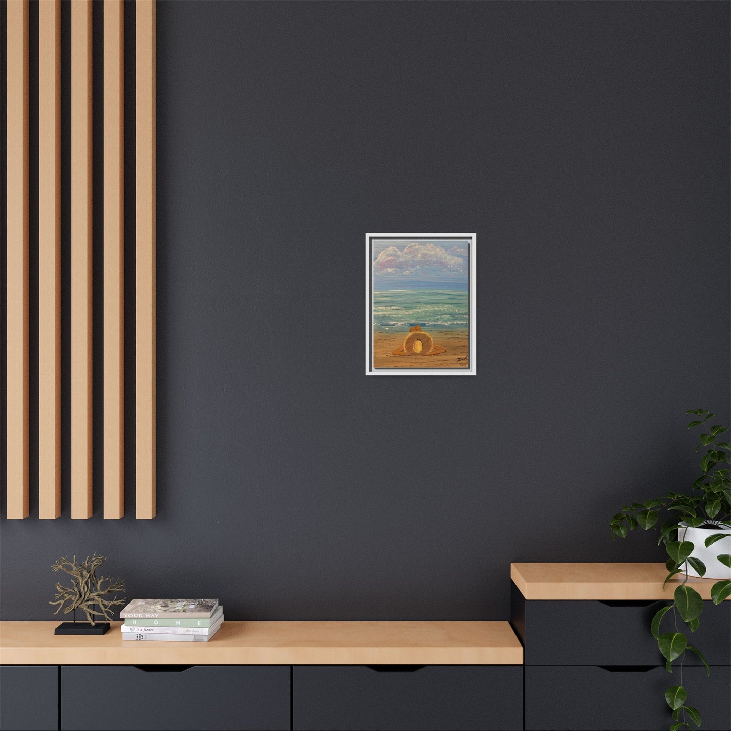 Canvas Print - 'Golden Rays' Beach Print