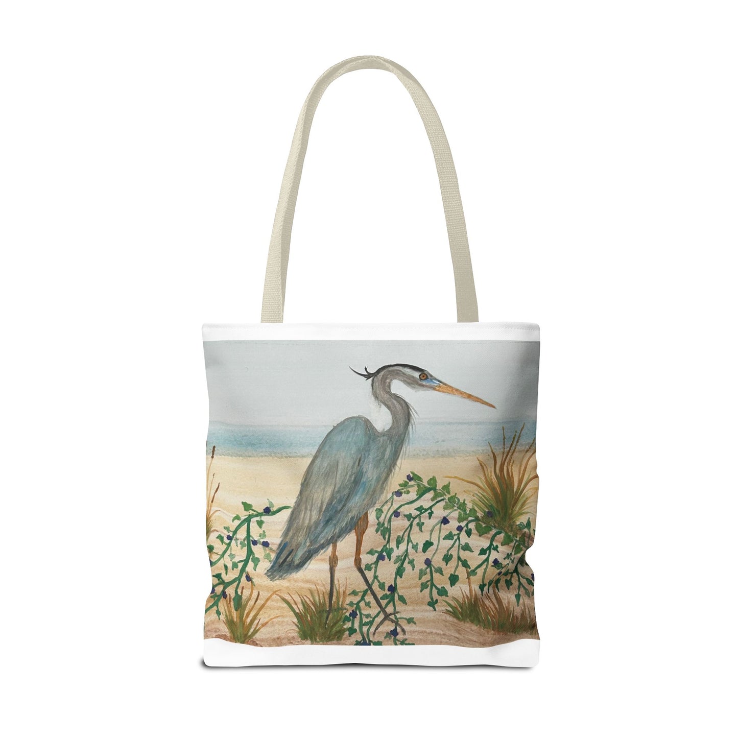 Blue Heron Juvenile Tote Bag (AOP)