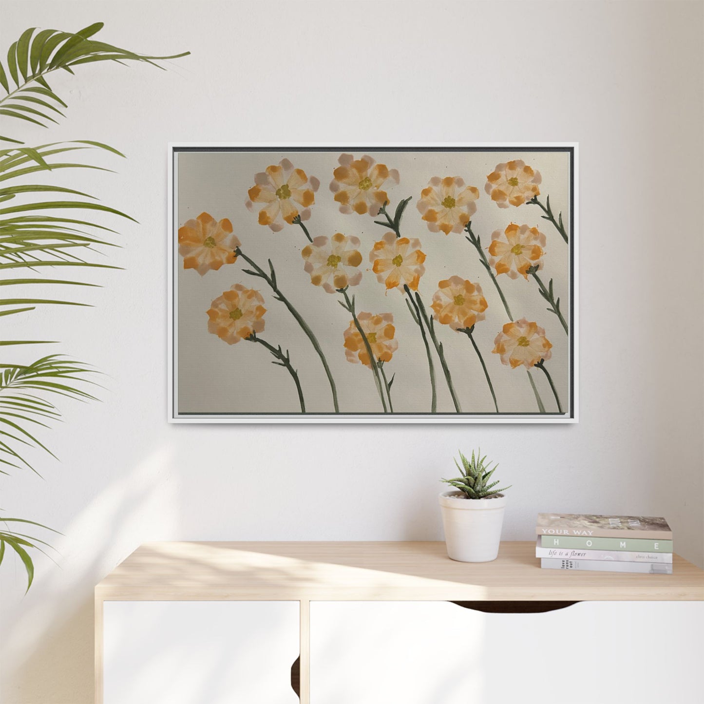 Matte Canvas, Framed (Multi-color)
