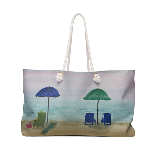 Beach Umbrellas Weekender Bag