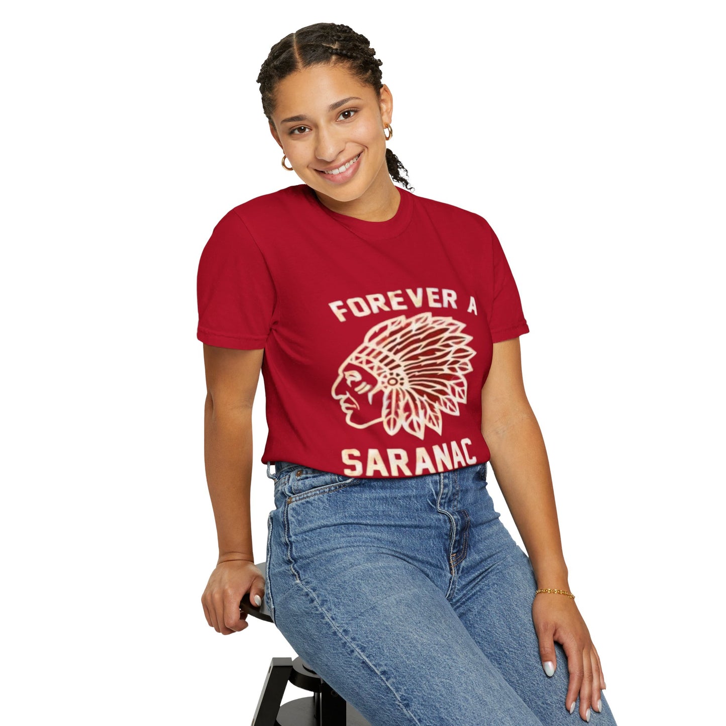 Forever a Saranac Chief Unisex Garment-Dyed T-shirt