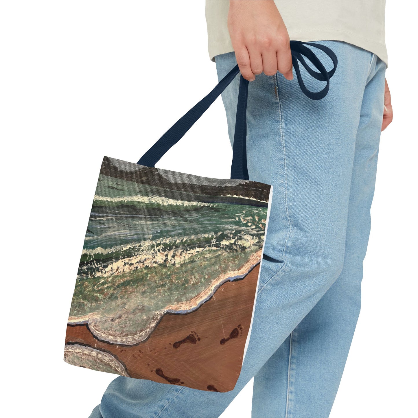 Walk on the Beach Tote Bag (AOP)