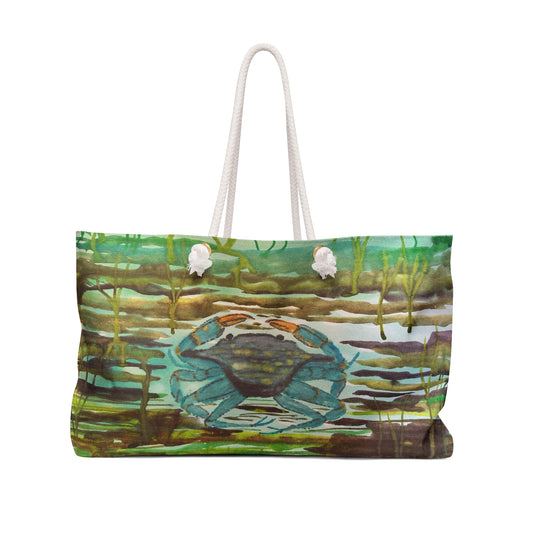 Sea Life Weekender Bag — Underwater Ocean Creatures Travel Bag