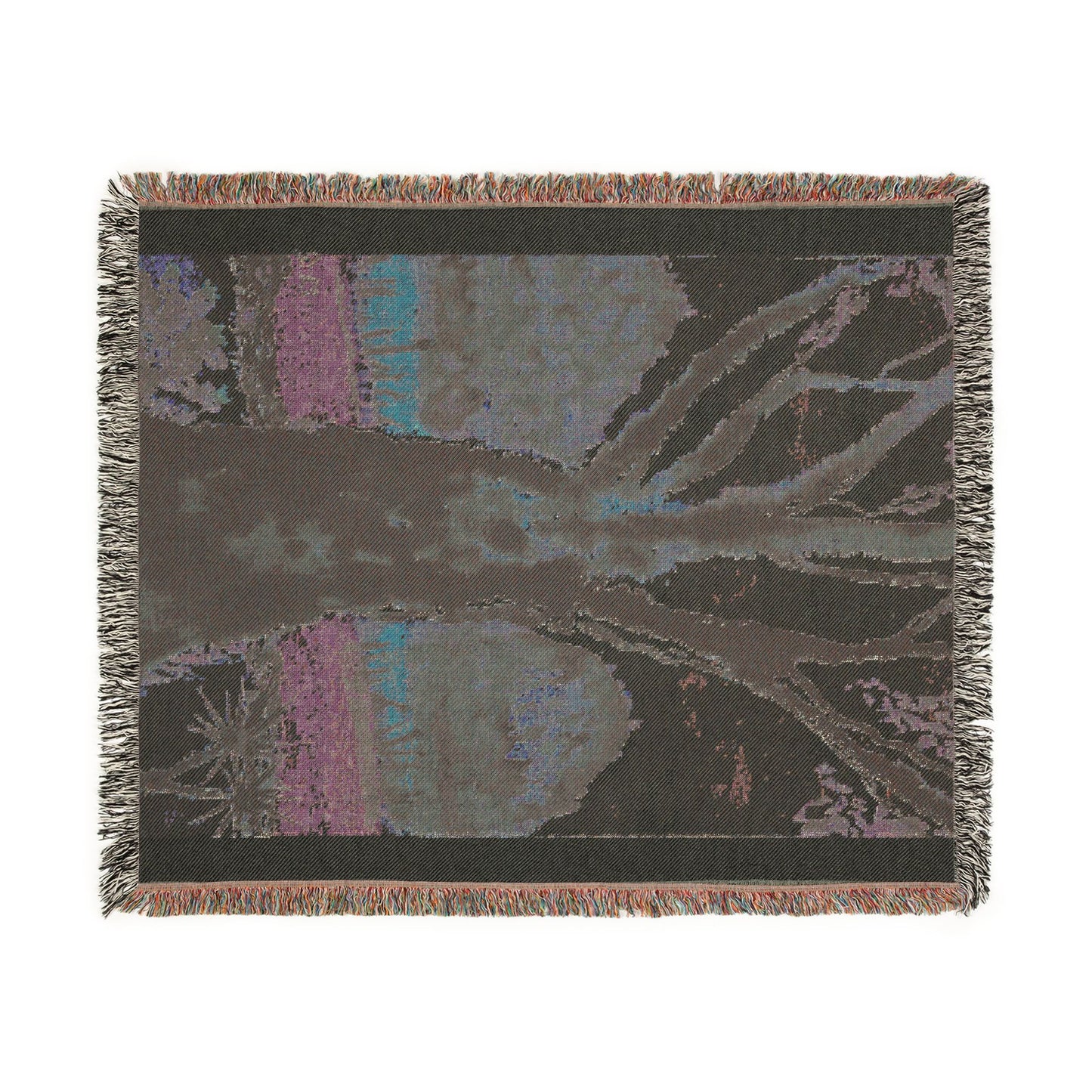 Scenic Tree Landscape Throw Blanket by Dr. Q