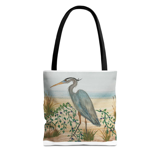 Blue Heron Juvenile Tote Bag (AOP)