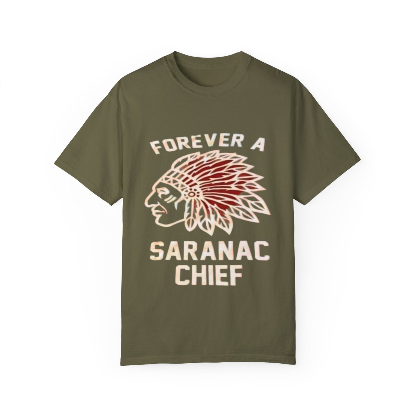 Forever a Saranac Chief Unisex Garment-Dyed T-shirt