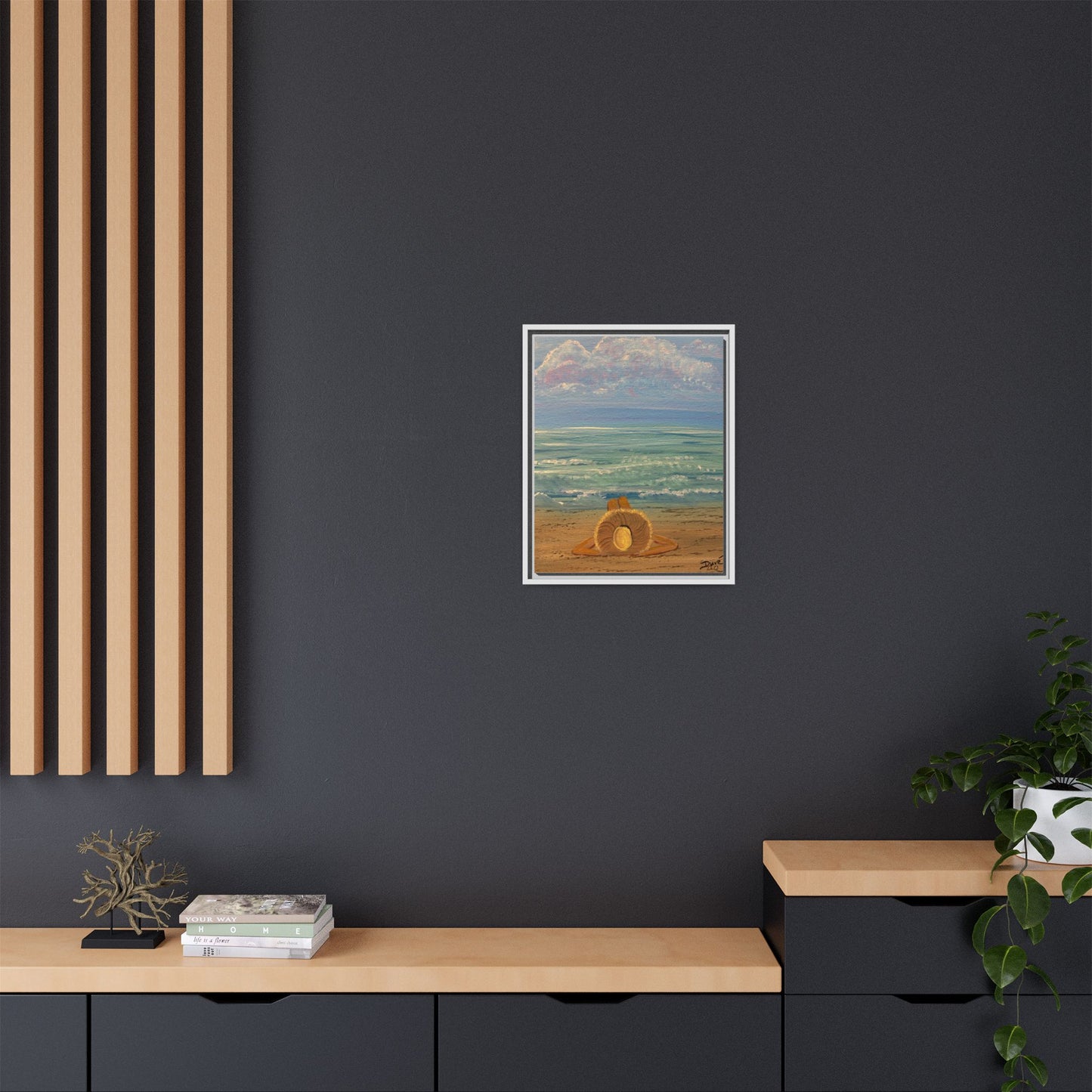Canvas Print - 'Golden Rays' Beach Print