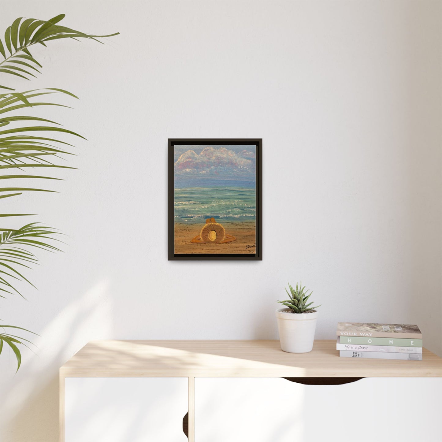 Canvas Print - 'Golden Rays' Beach Print