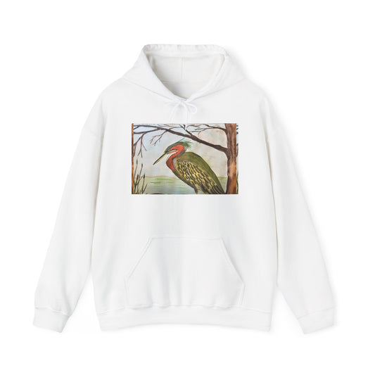 Green Heron Unisex Heavy Blend™ Hooded Sweatshirt