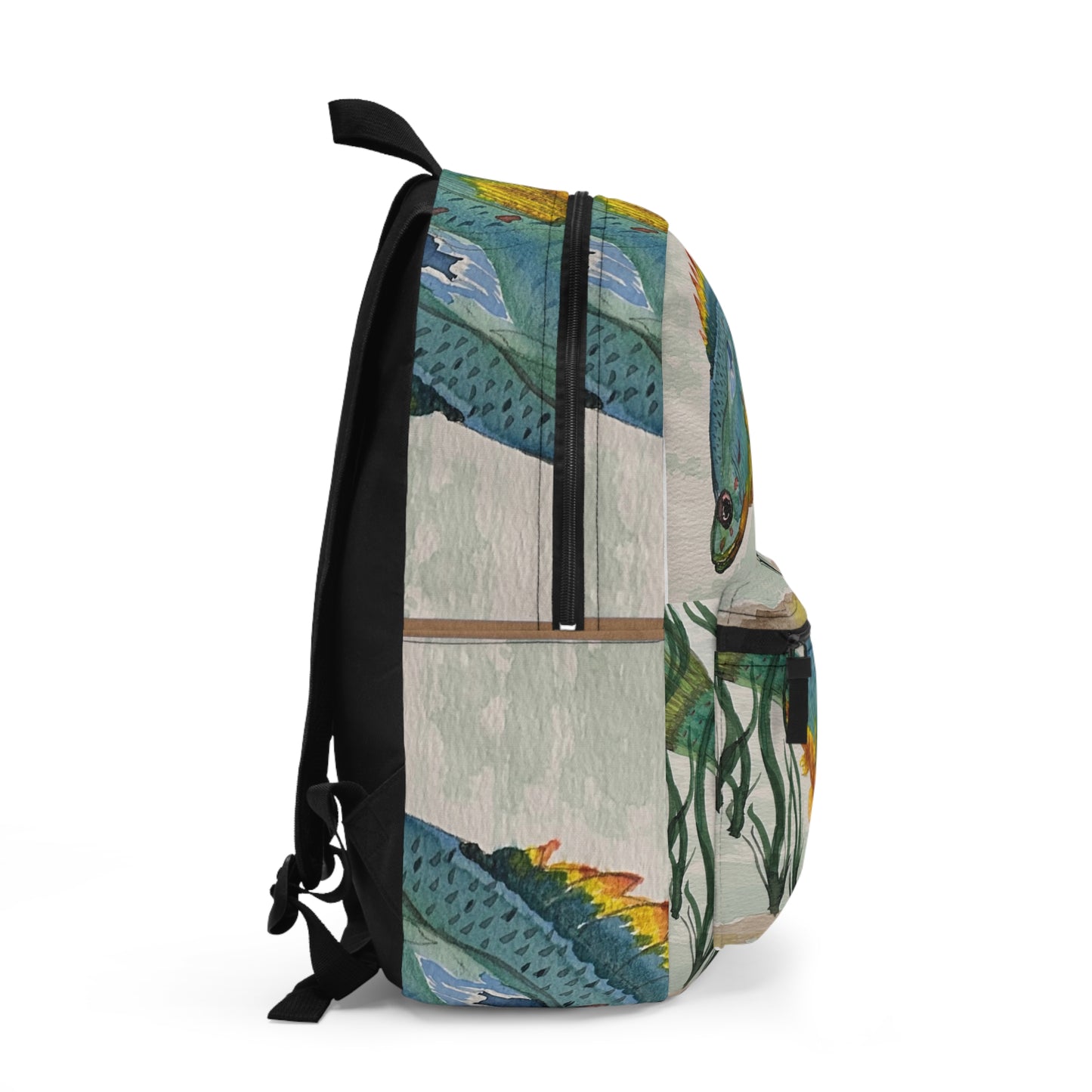 Colorful "Texas Sunfish" Themed Backpack for Nature Lovers and Adventurers