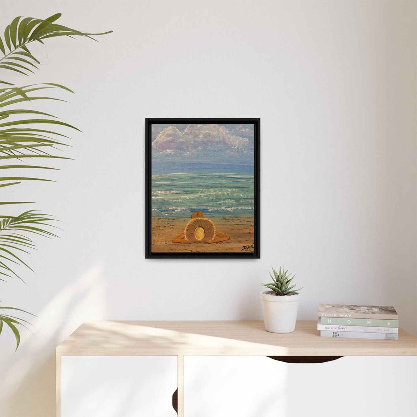 Canvas Print - 'Golden Rays' Beach Print