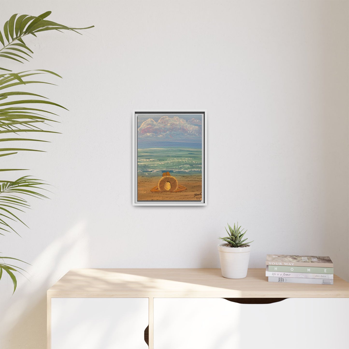 Canvas Print - 'Golden Rays' Beach Print