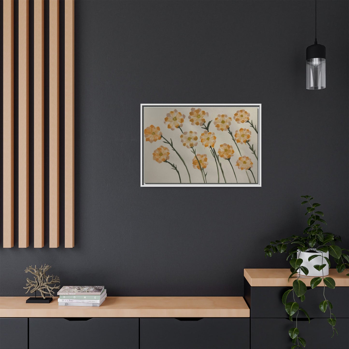 Matte Canvas, Framed (Multi-color)
