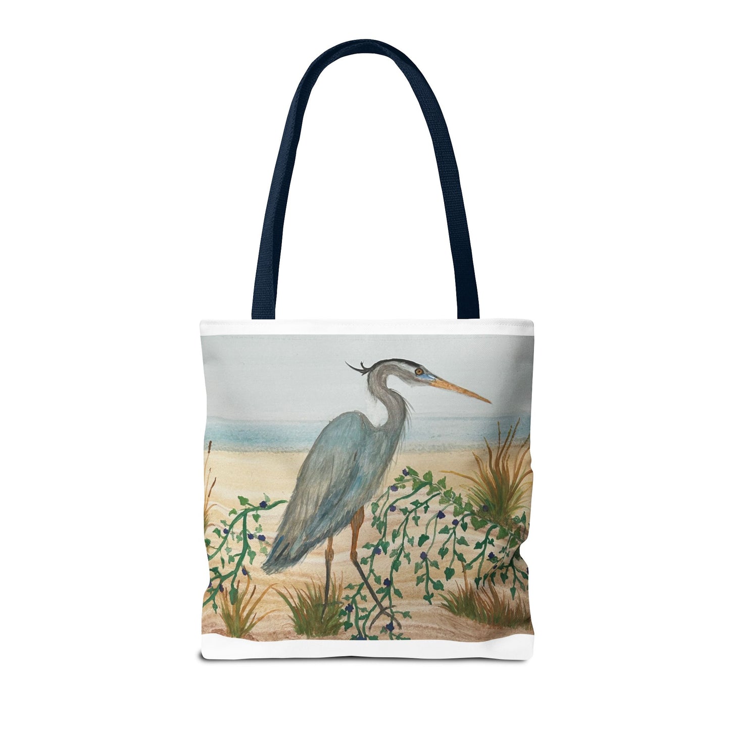 Blue Heron Juvenile Tote Bag (AOP)