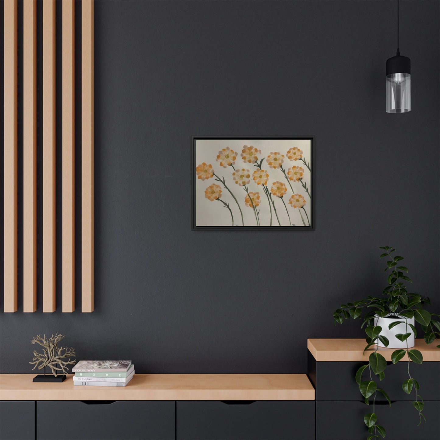 Matte Canvas, Framed (Multi-color)
