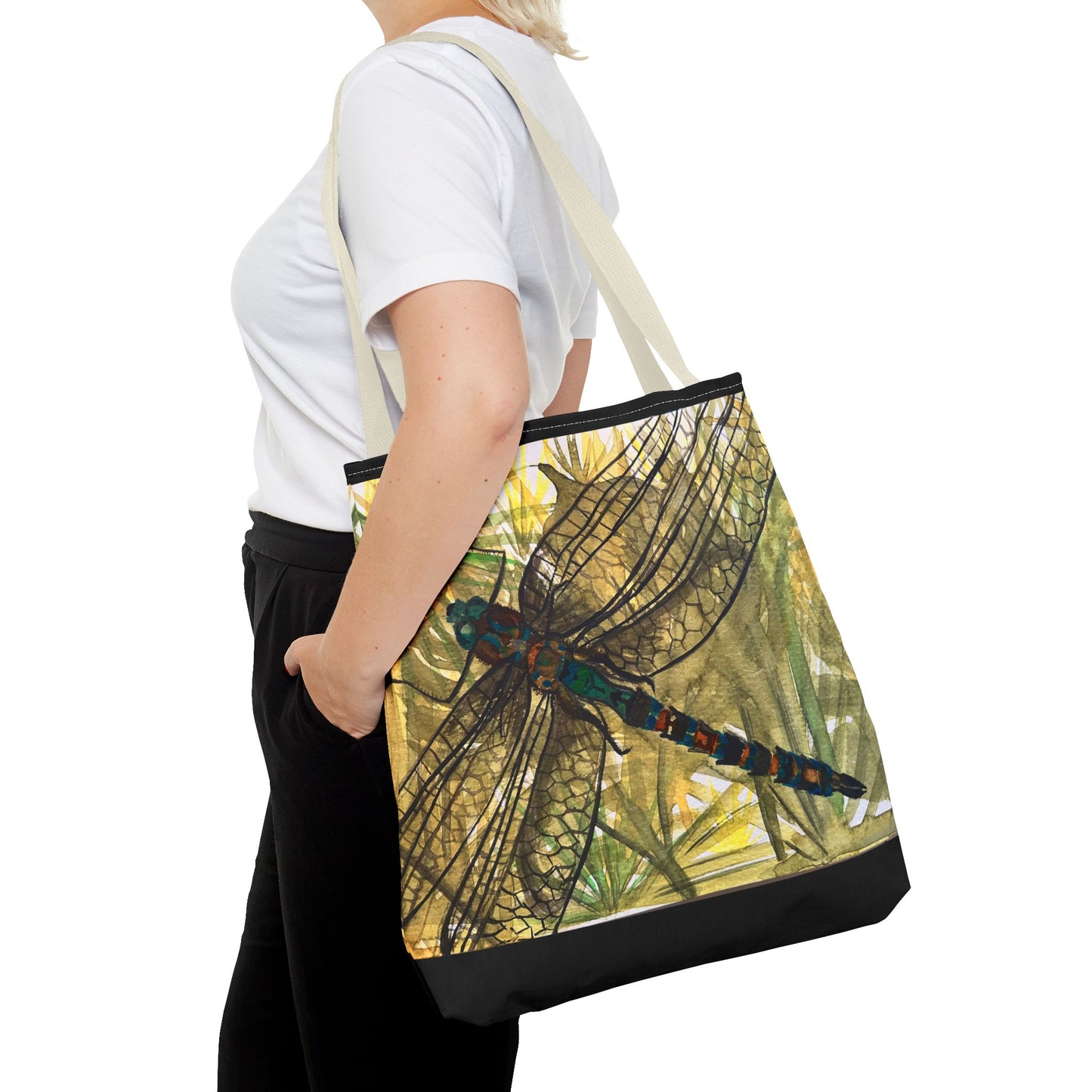 "Male Blue-Eyed Darner" of West & North Texas Tote Bag