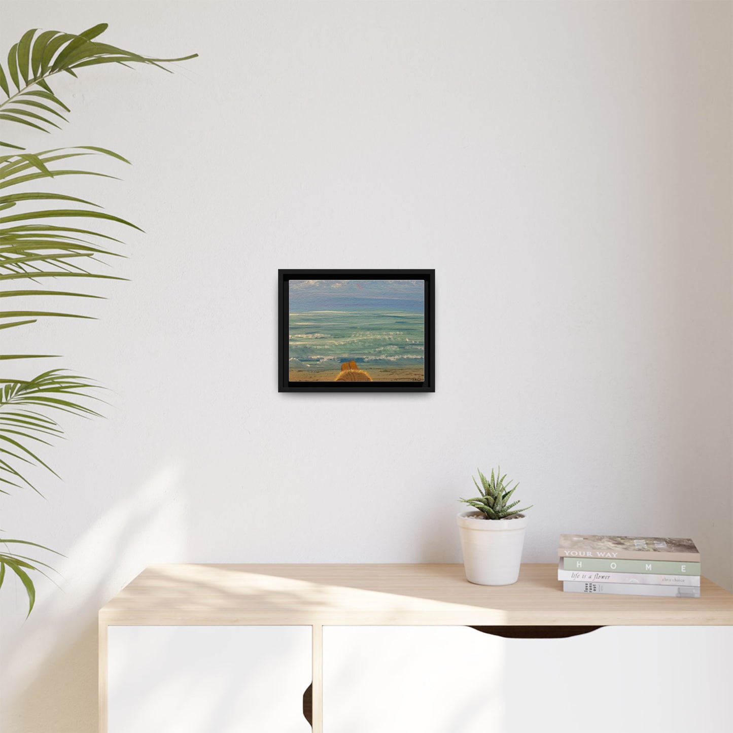 Canvas Print - 'Golden Rays' Beach Print