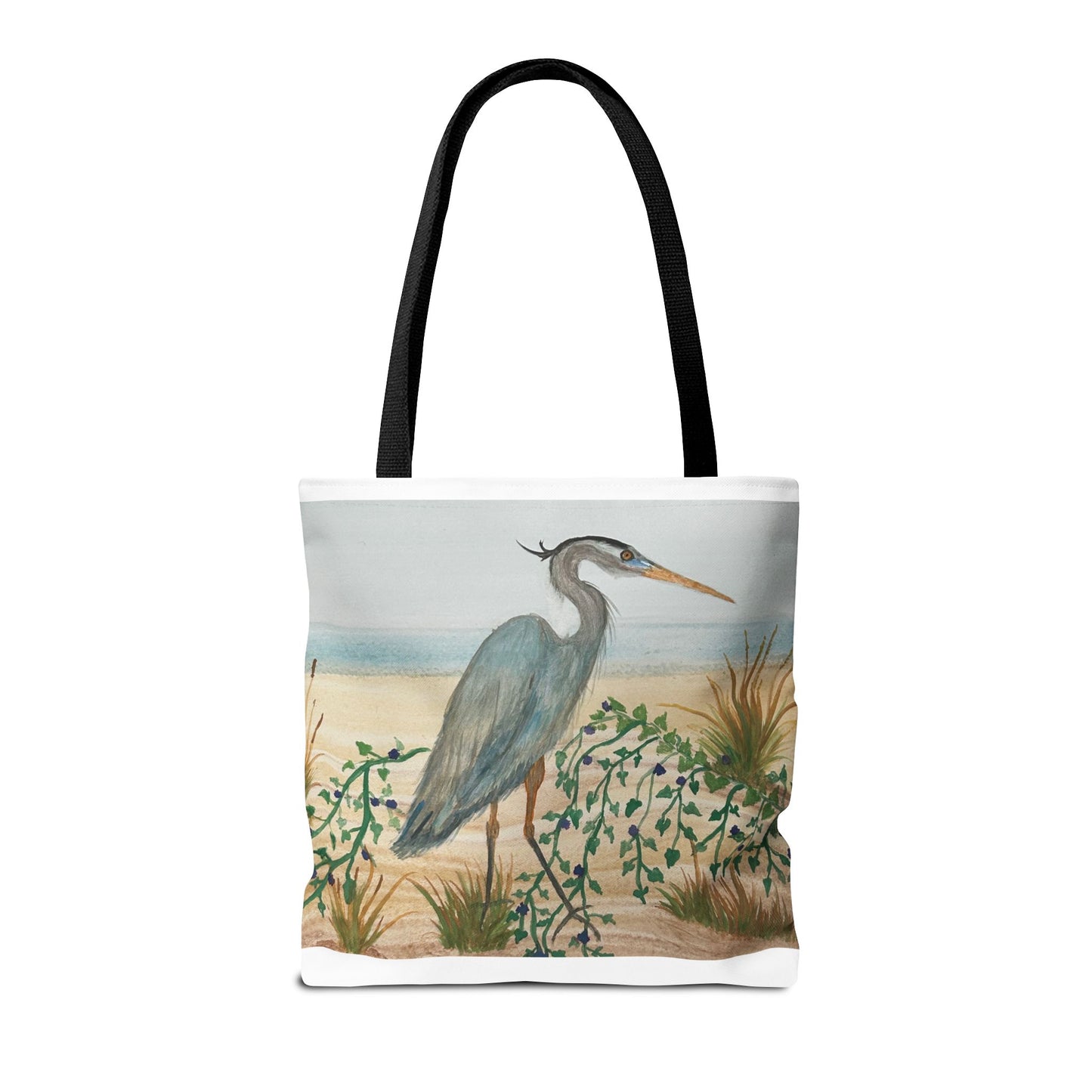 Blue Heron Juvenile Tote Bag (AOP)