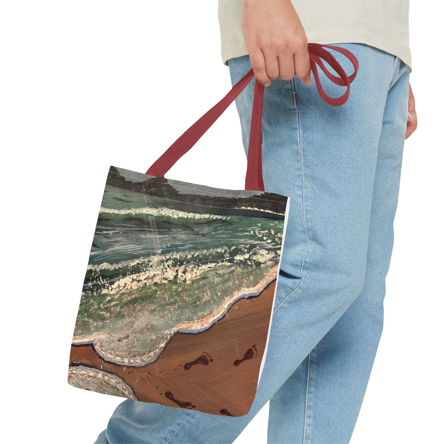 Walk on the Beach Tote Bag (AOP)