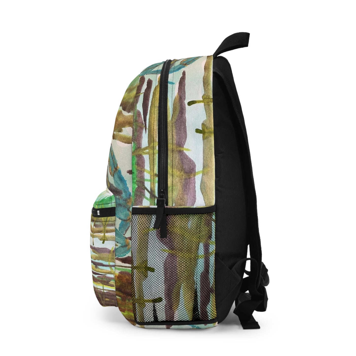 Blue Crab Marshwater Backpack — Coastal Nature Print