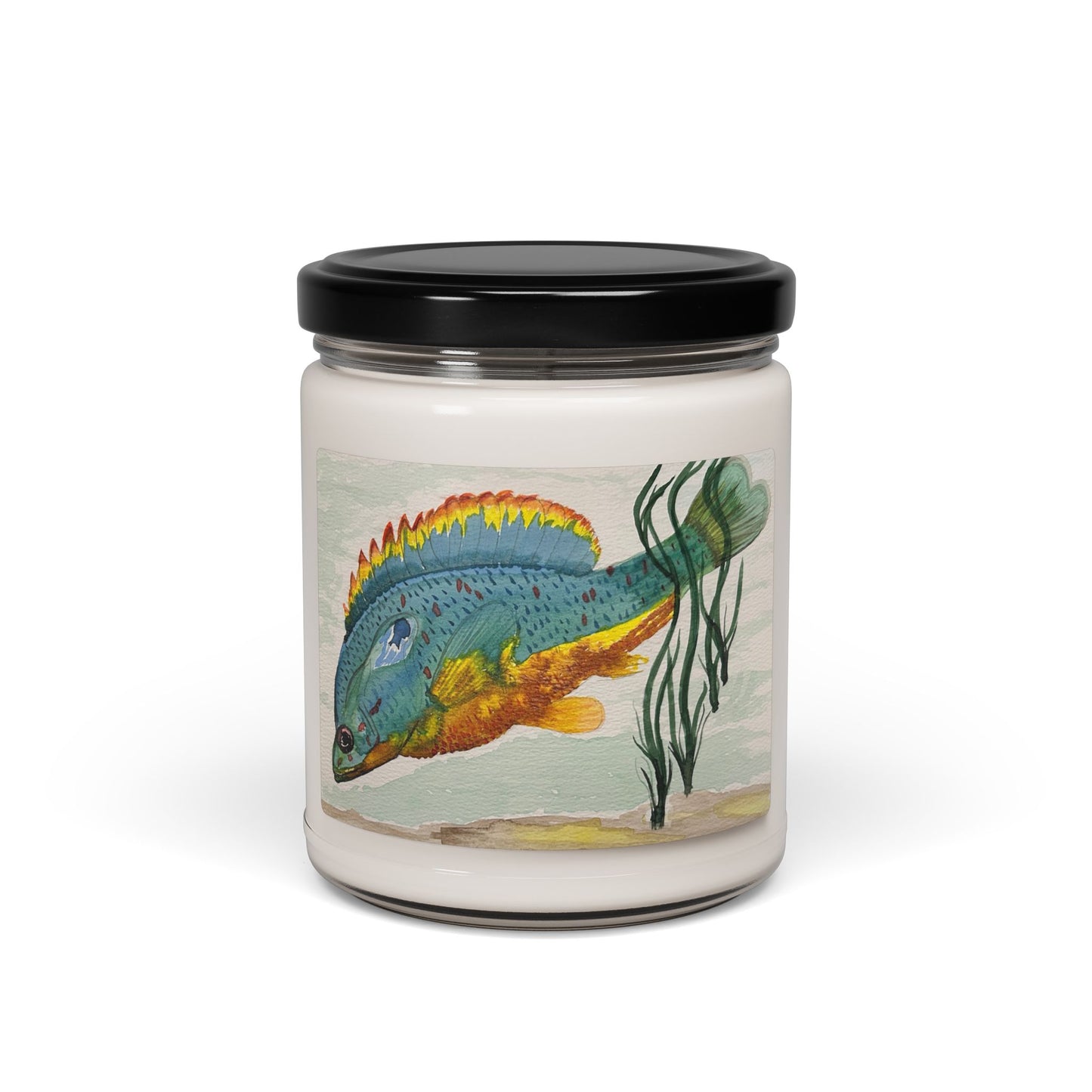 9oz Scented Soy Candle — Texas Sunfish Beach Ocean Scent